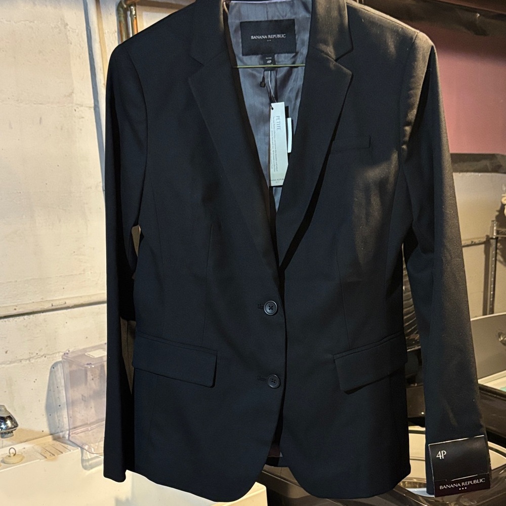 Banana Republic Charcoal Blazer